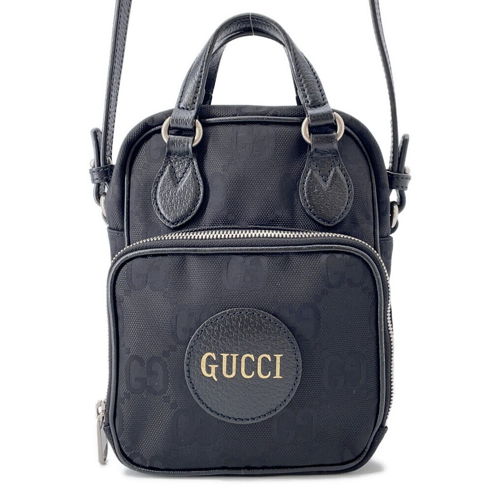 Gucci Shoulder Bag Off the Grid GG Handbag Black